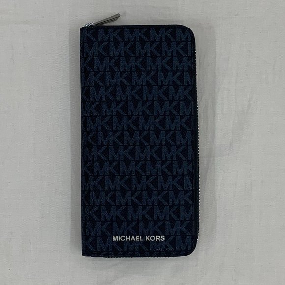Michael Kors Handbags - Michael Kors Cooper Greyson Wallet MK Logo Zip Around Wallet